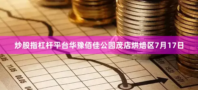 炒股指杠杆平台华豫佰佳公园茂店烘焙区7月17日